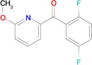 2-(2,5-Difluorobenzoyl)-6-methoxypyridine