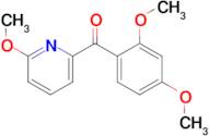 2-(2,4-Dimethoxybenzoyl)-6-methoxypyridine