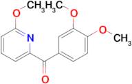 2-(3,4-Dimethoxybenzoyl)-6-methoxypyridine