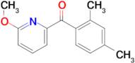 2-(2,4-Dimethylbenzoyl)-6-methoxypyridine