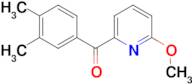 2-(3,4-Dimethylbenzoyl)-6-methoxypyridine