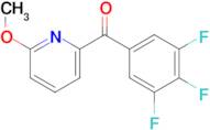 6-Methoxy-2-(3,4,5-trifluorobenzoyl)pyridine