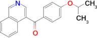 4-(4-Isopropoxybenzoyl)isoquinoline