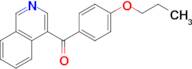 4-(4-Propoxybenzoyl)isoquinoline