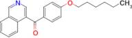 4-(4-Hexyloxybenzoyl)isoquinoline