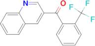 3-(2-Trifluoromethylbenzoyl)quinoline