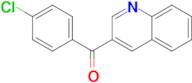 3-(4-Chlorobenzoyl)quinoline