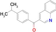 3-(4-isopropylbenzoyl)quinoline