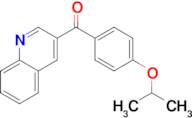 3-(4-isopropoxybenzoyl)quinoline