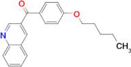 3-(4-Pentyloxybenzoyl)quinoline