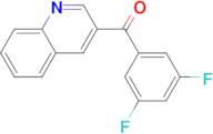 3-(3,5-Difluorobenzoyl)quinoline