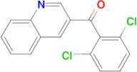 3-(2,6-Dichlorobenzoyl)quinoline