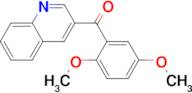 3-(2,5-Dimethoxybenzoyl)quinoline