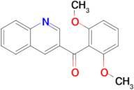 3-(2,6-Dimethoxybenzoyl)quinoline