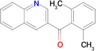 3-(2,6-Dimethylbenzoyl)quinoline