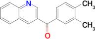 3-(3,4-Dimethylbenzoyl)quinoline