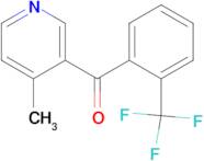 4-Methyl-3-(2-trifluoromethylbenzoyl)pyridine