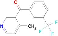 4-Methyl-3-(3-trifluoromethylbenzoyl)pyridine