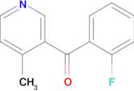 3-(2-Fluorobenzoyl)-4-methylpyridine