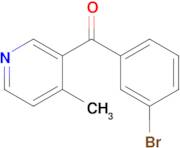 3-(3-Bromobenzoyl)-4-methylpyridine