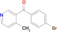 3-(4-Bromobenzoyl)-4-methylpyridine