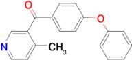 4-Methyl-3-(4-phenoxybenzoyl)pyridine