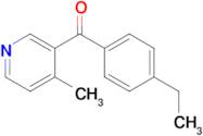 3-(4-Ethylbenzoyl)-4-methylpyridine