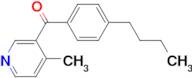 3-(4-Butylbenzoyl)-4-methylpyridine