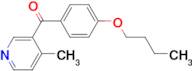 3-(4-Butoxybenzoyl)-4-methylpyridine