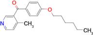 3-(4-Hexyloxybenzoyl)-4-methylpyridine