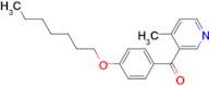 3-(4-Heptyloxybenzoyl)-4-methylpyridine