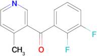 3-(2,3-Difluorobenzoyl)-4-methylpyridine