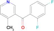 3-(2,4-Difluorobenzoyl)-4-methylpyridine