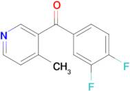 3-(3,4-Difluorobenzoyl)-4-methylpyridine