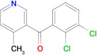 3-(2,3-Dichlorobenzoyl)-4-methylpyridine