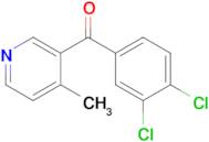 3-(3,4-Dichlorobenzoyl)-4-methylpyridine