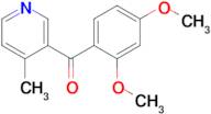 3-(2,4-Dimethoxybenzoyl)-4-methylpyridine