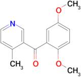 3-(2,5-Dimethoxybenzoyl)-4-methylpyridine