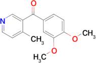 3-(3,4-Dimethoxybenzoyl)-4-methylpyridine