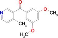 3-(3,5-Dimethoxybenzoyl)-4-methylpyridine