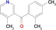 3-(2,4-Dimethylbenzoyl)-4-methylpyridine