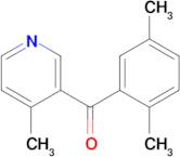 3-(2,5-Dimethylbenzoyl)-4-methylpyridine