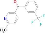 2-Methyl-5-(3-trifluoromethylbenzoyl)pyridine