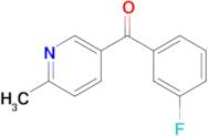 5-(3-Fluorobenzoyl)-2-methylpyridine