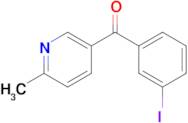 5-(3-Iodobenzoyl)-2-methylpyridine