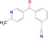 5-(3-Cyanobenzoyl)-2-methylpyridine