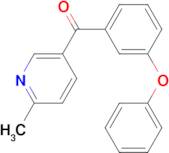 2-Methyl-5-(3-phenoxybenzoyl)pyridine