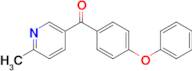 2-Methyl-5-(4-phenoxybenzoyl)pyridine