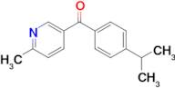 5-(4-Isopropylbenzoyl)-2-methylpyridine