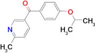 5-(4-Isopropoxybenzoyl)-2-methylpyridine